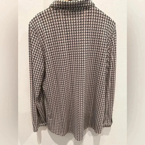 Adrianna Papell Button Down Shirt Sz Large - Picture 6 of 9